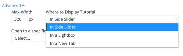 Widget Advanced SideSlider