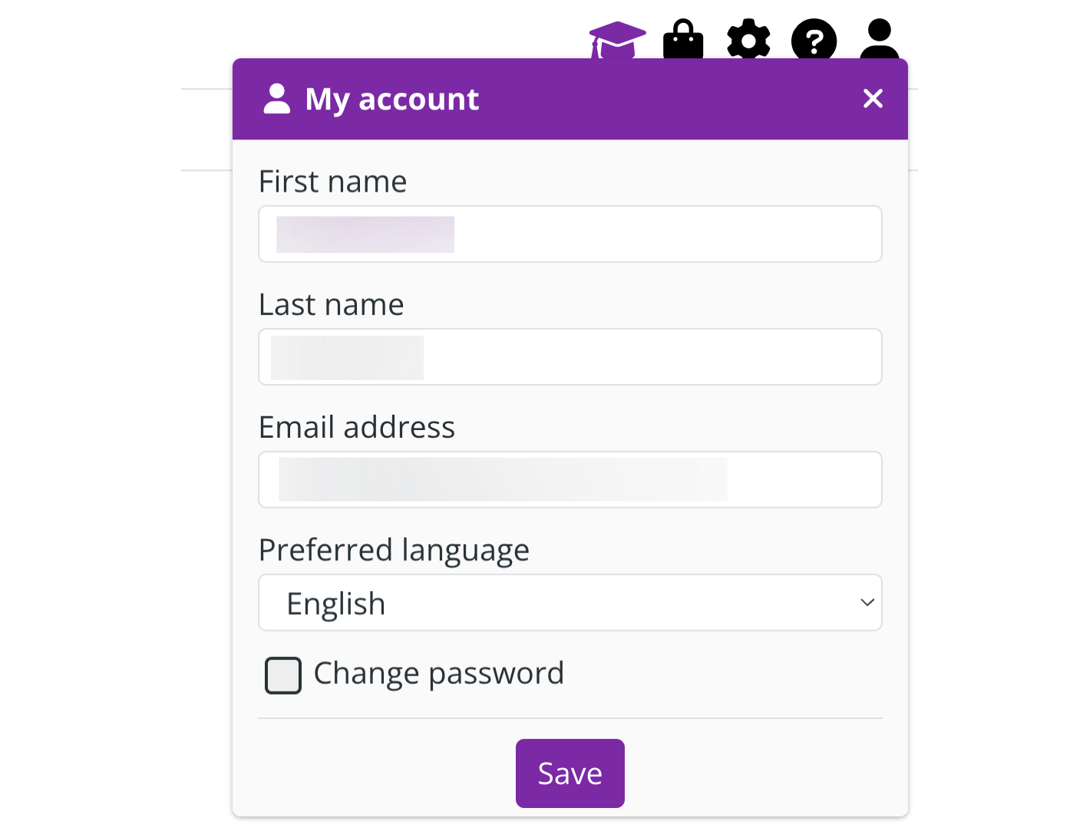 How do I update my Niche Academy account information?