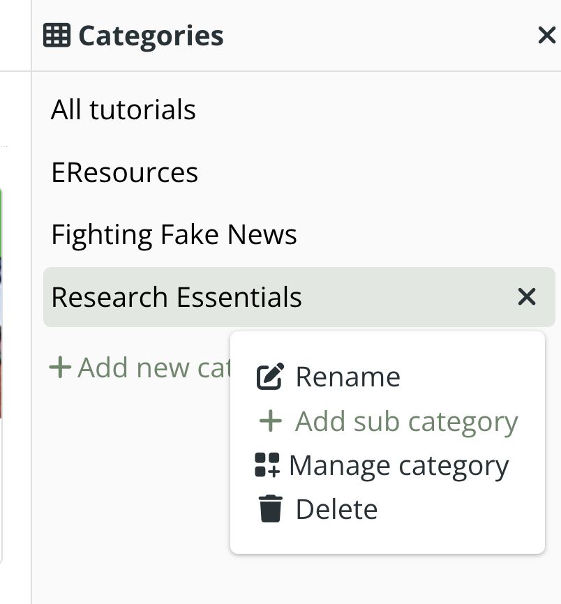 How Do I Create A Subcategory?